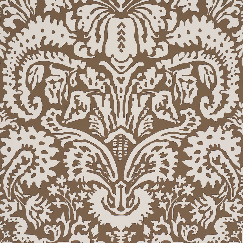 SUFFOLK DAMASK | Brown