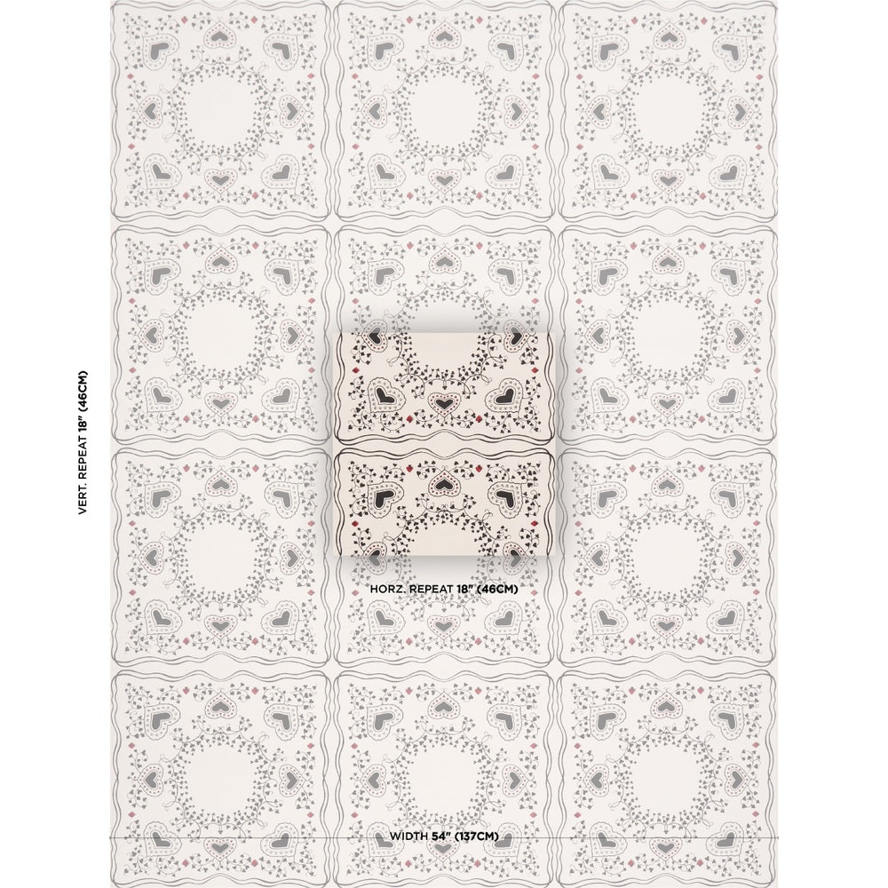 GARDEN OF HEARTS | Black & Ivory