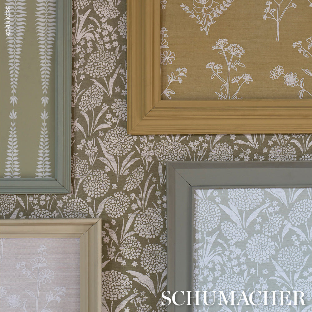 Lisbeth Embroidered Sisal | Olive