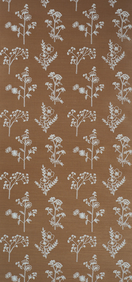 Lisbeth Embroidered Sisal | Brown