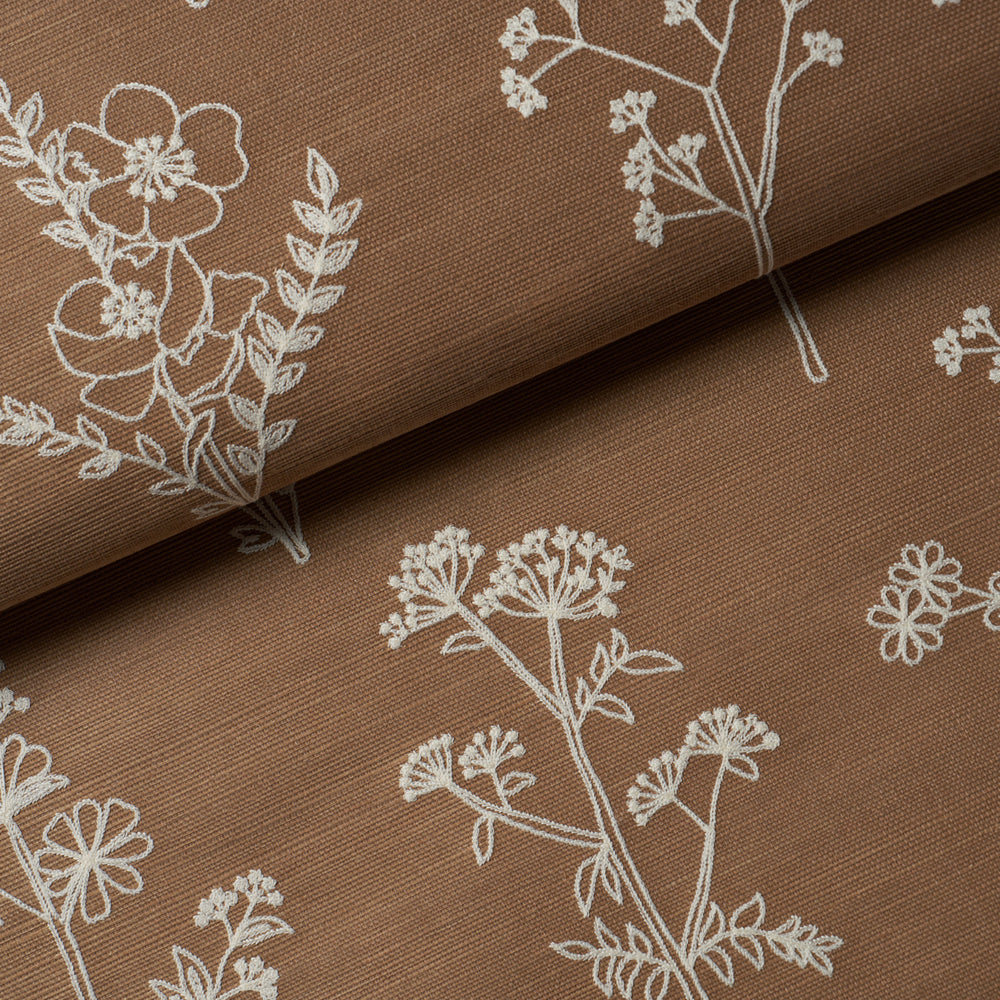 Lisbeth Embroidered Sisal | Brown