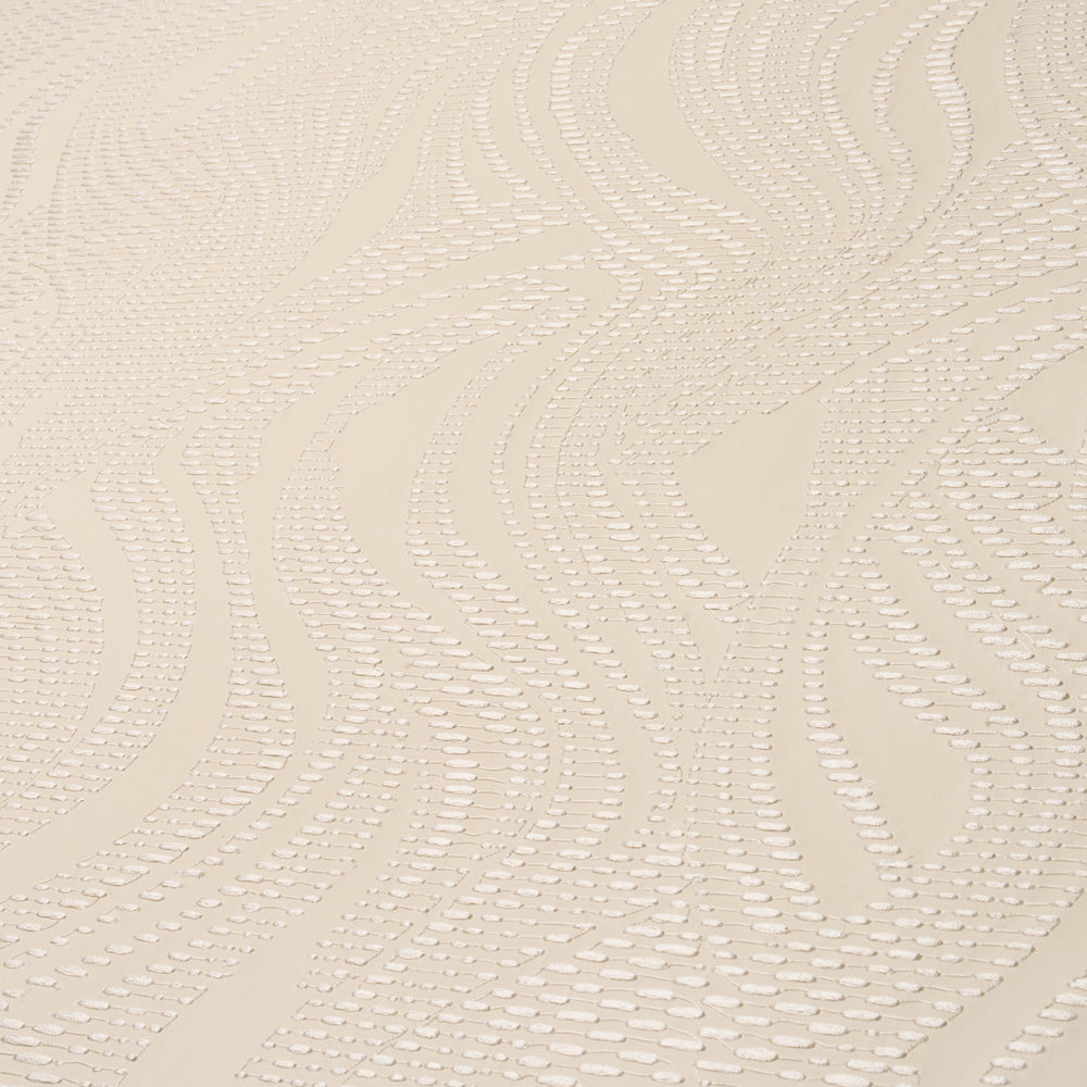 QUILTED WAVES WALLCOVERING | Dune