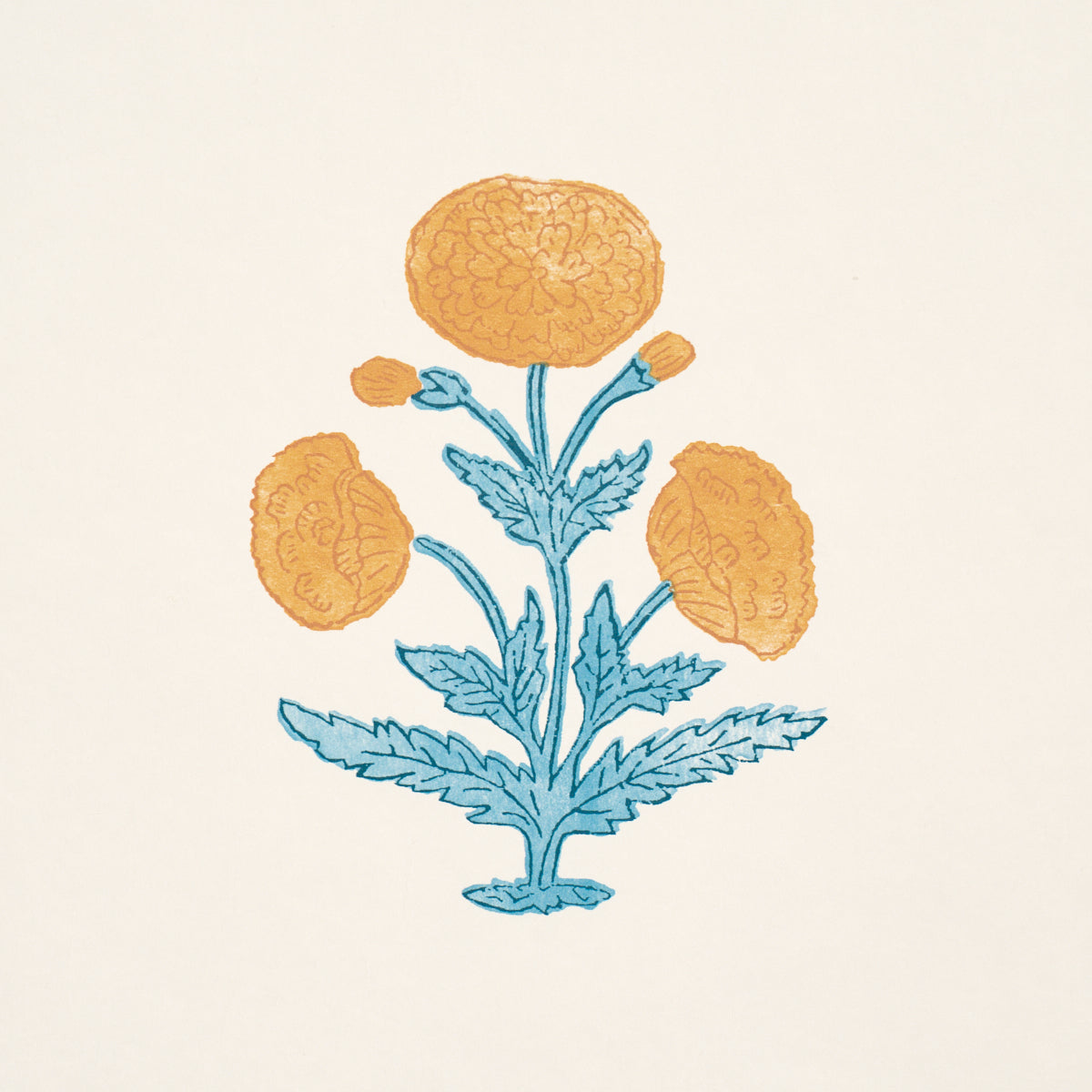POPPY PRINT | Mustard & Sky