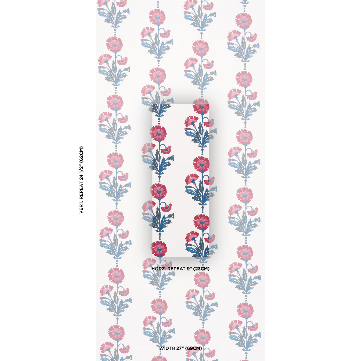 DIANTHUS PRINT | Indigo & Iron