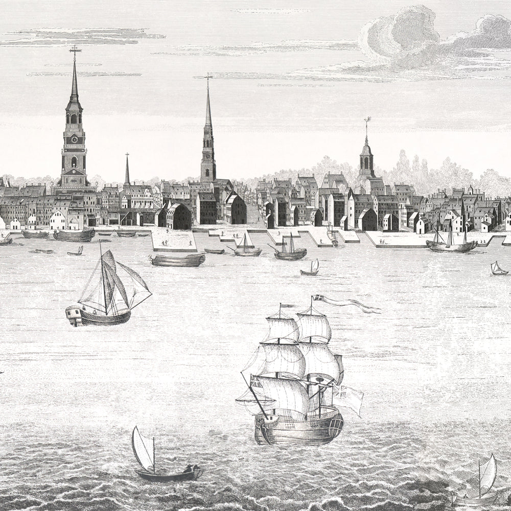 Philadelphia Harbor 3 Panel Set | Black