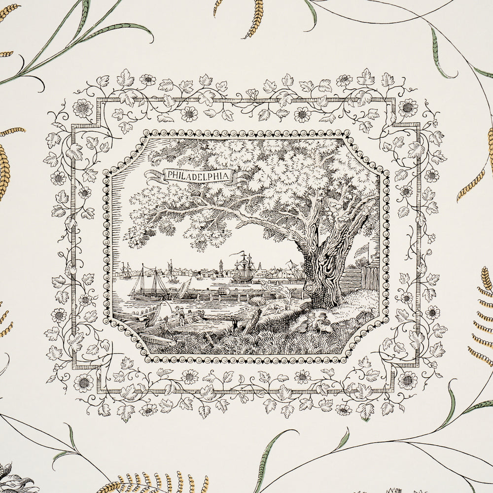 Century Scenic Toile | Black