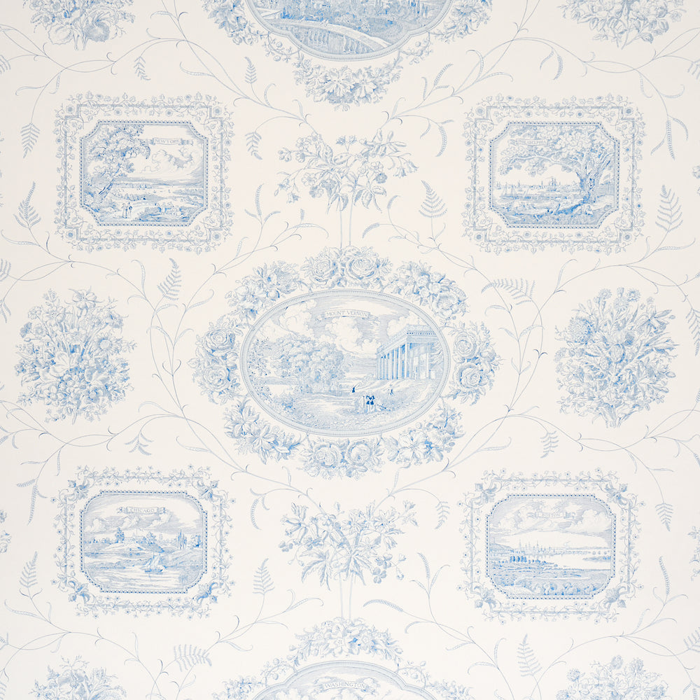 Century Scenic Toile | Blue