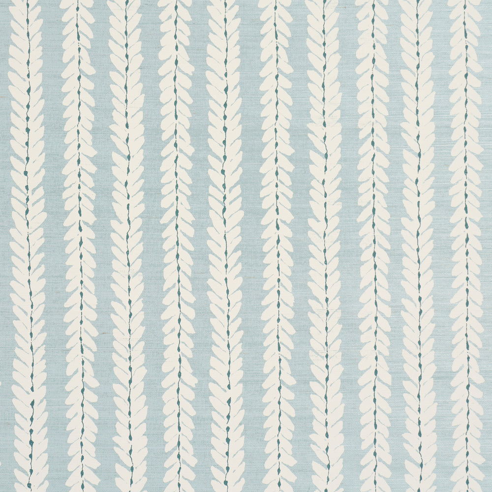 WOODPERRY HAND PRINTED SISAL | Water Blue