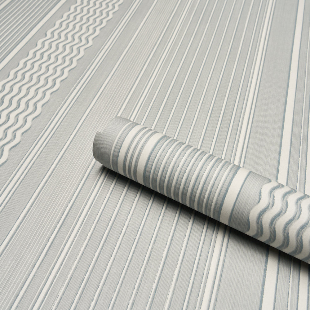 LIBRARY STRIPE | Harbor Gray