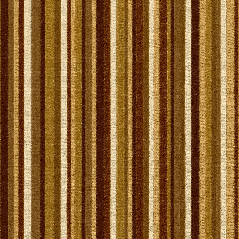 SYNCOPATED VELVET STRIPE | Chamois / Mink