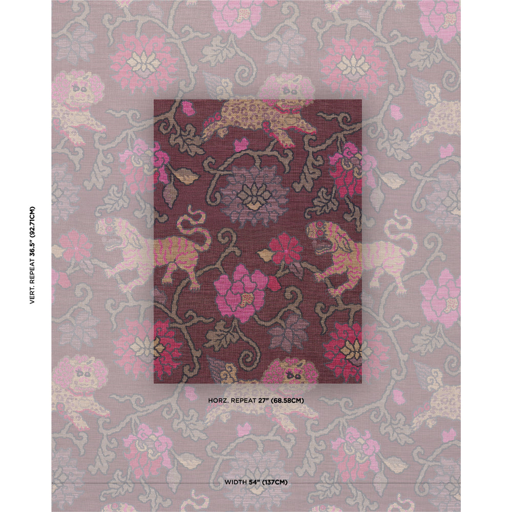 TESSUTO KHOTAN | MELANZANA