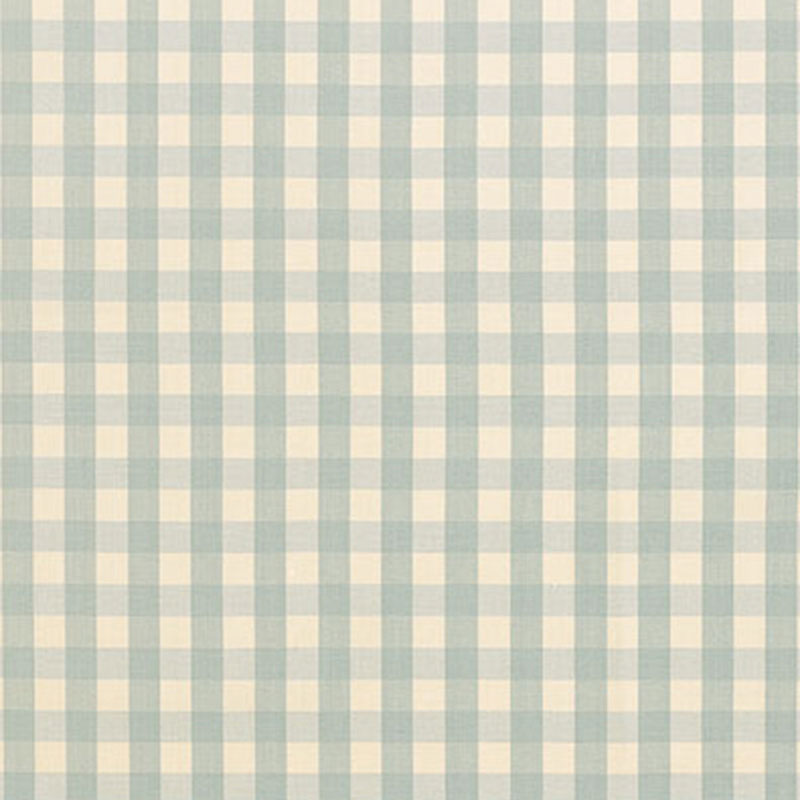 ELTON COTTON CHECK | Aqua