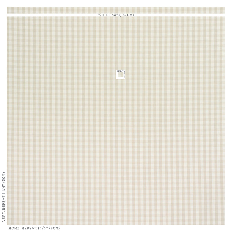 ELTON COTTON CHECK | Natural