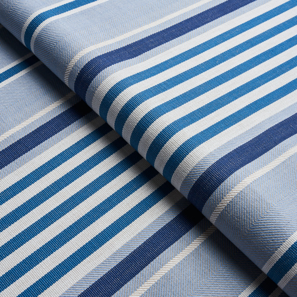 RIGHE DI COTONE MINZER | BLU