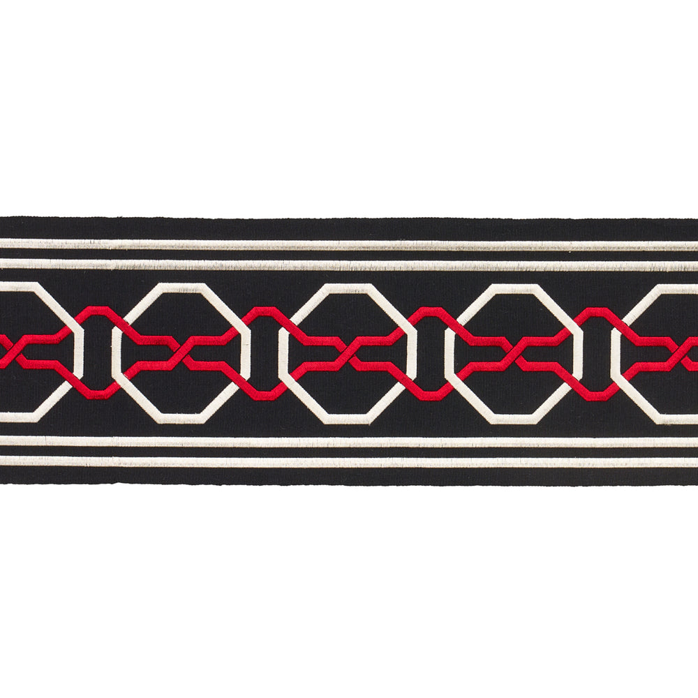 NASTRO MALMAISON | NERO/RUBINO