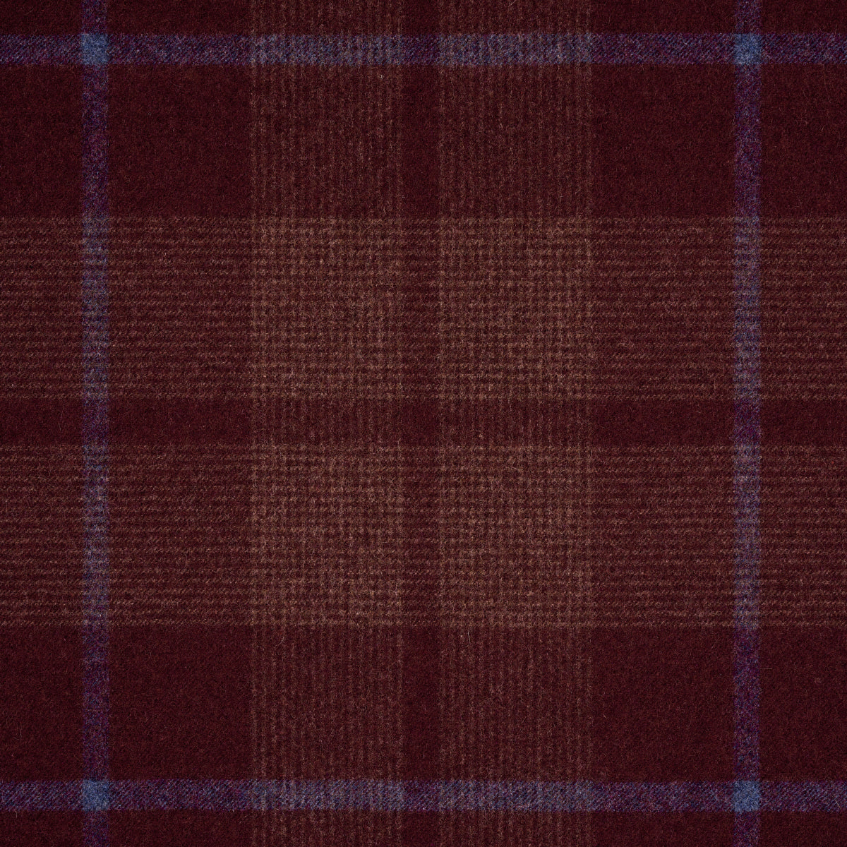 MONTANA WOOL PLAID | Burgundy