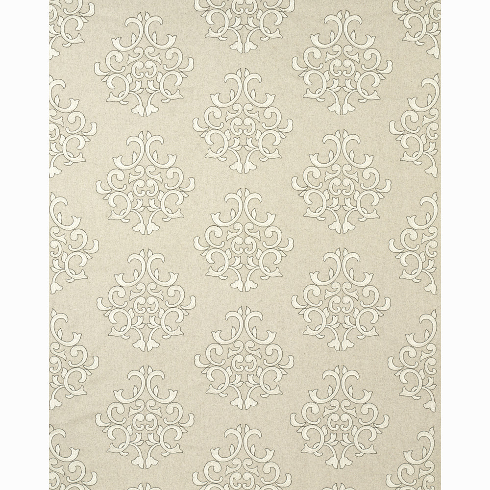 Byron Embroidered Wool | Oat