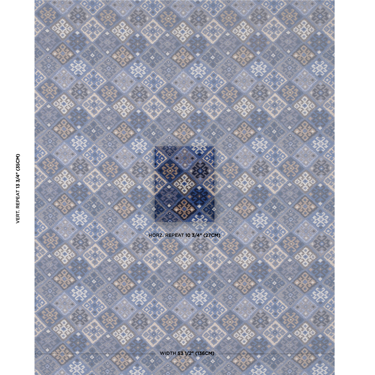 TESSUTO KILIM | BLU