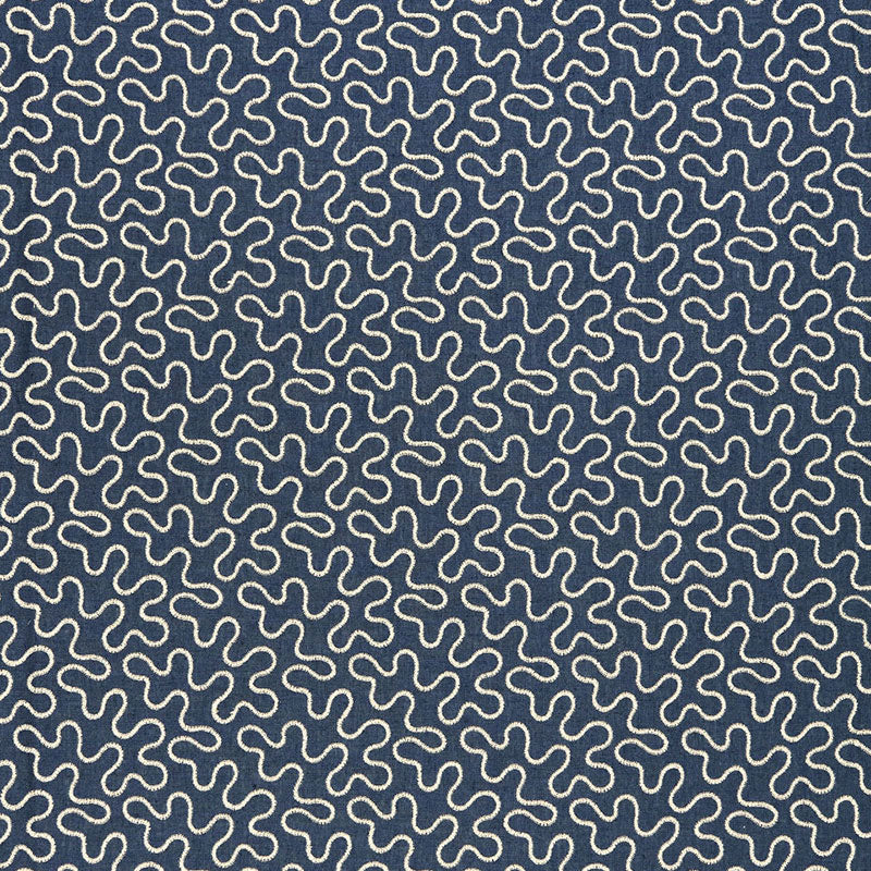 MEANDER EMBROIDERY | Indigo