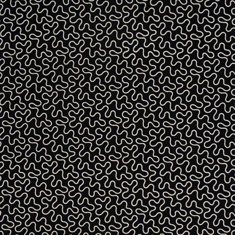 MEANDER EMBROIDERY | Black