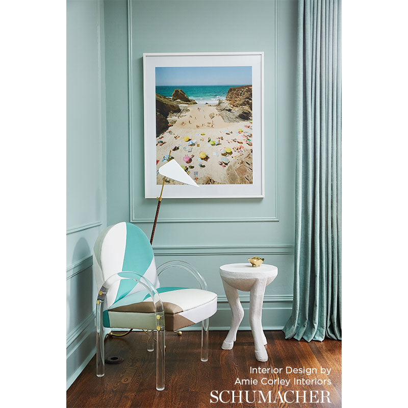 PANNELLO CUBISTA IN SETA | CELADON