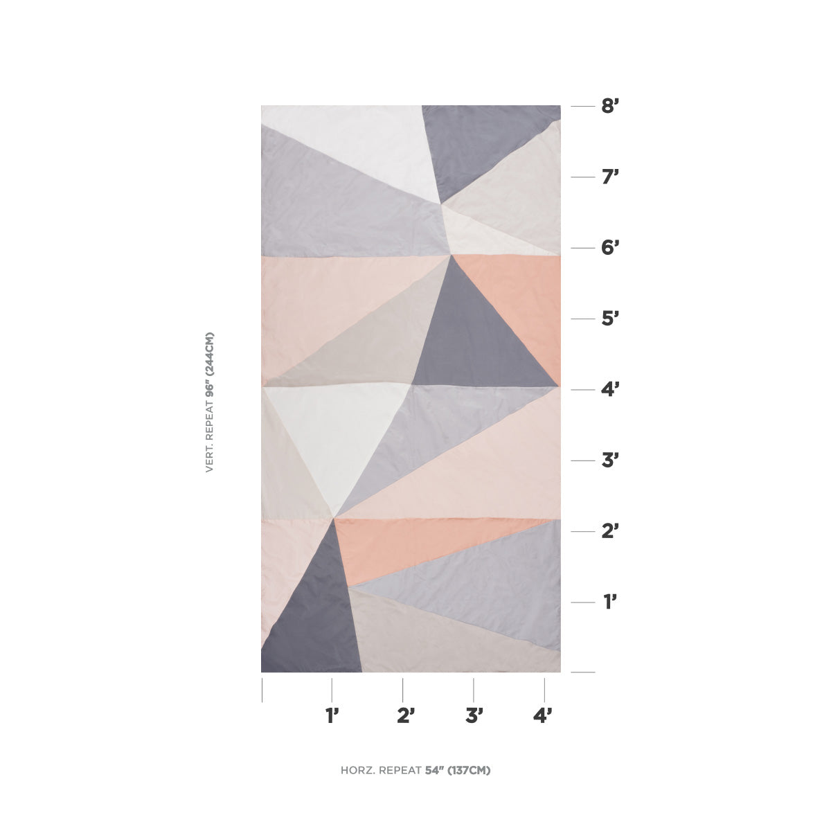 PANNELLO CUBISTA IN SETA | ARROSSIRE