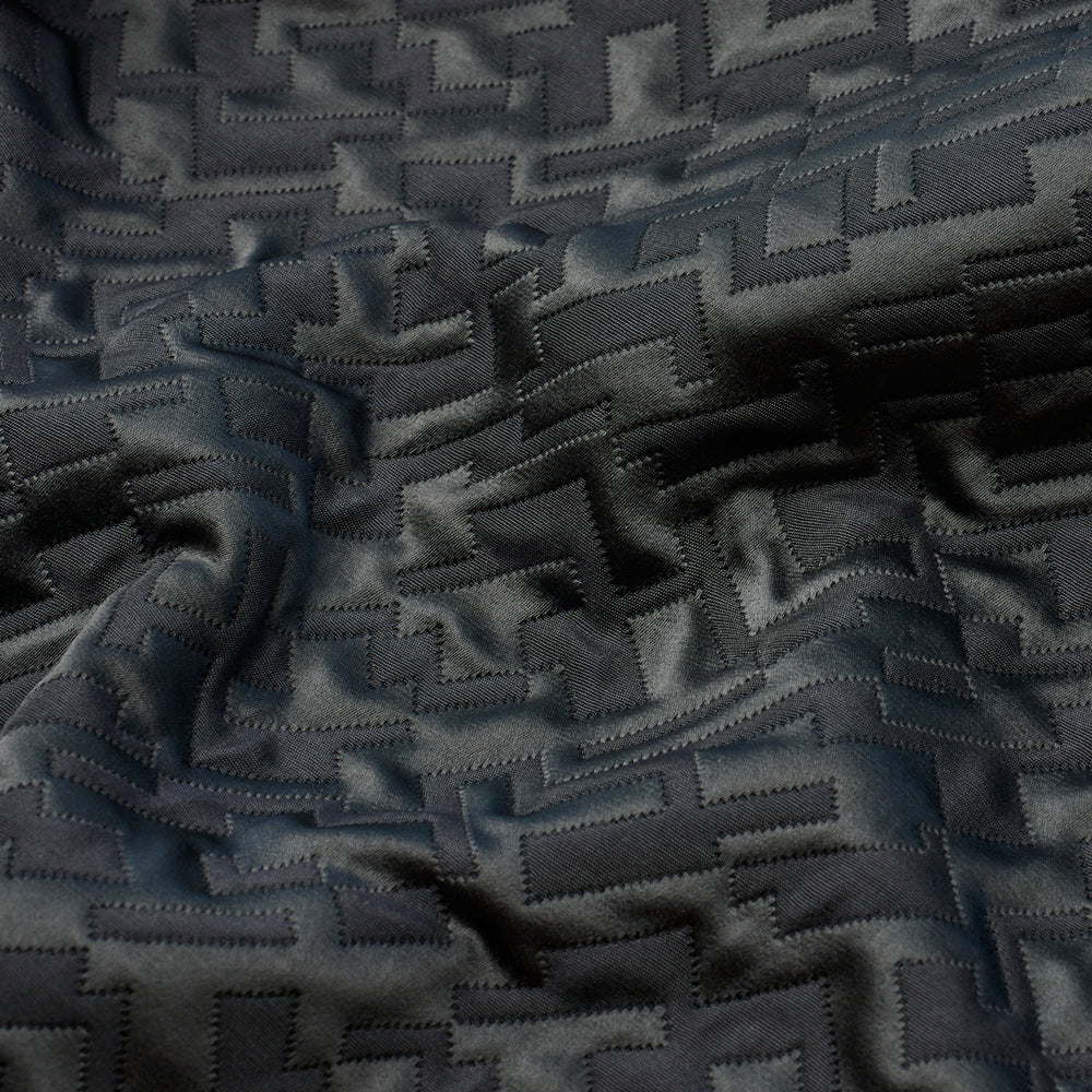 SALON MATELASSÉ SATIN | Ebony