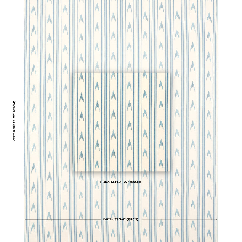 SANTA BARBARA IKAT | China Blue