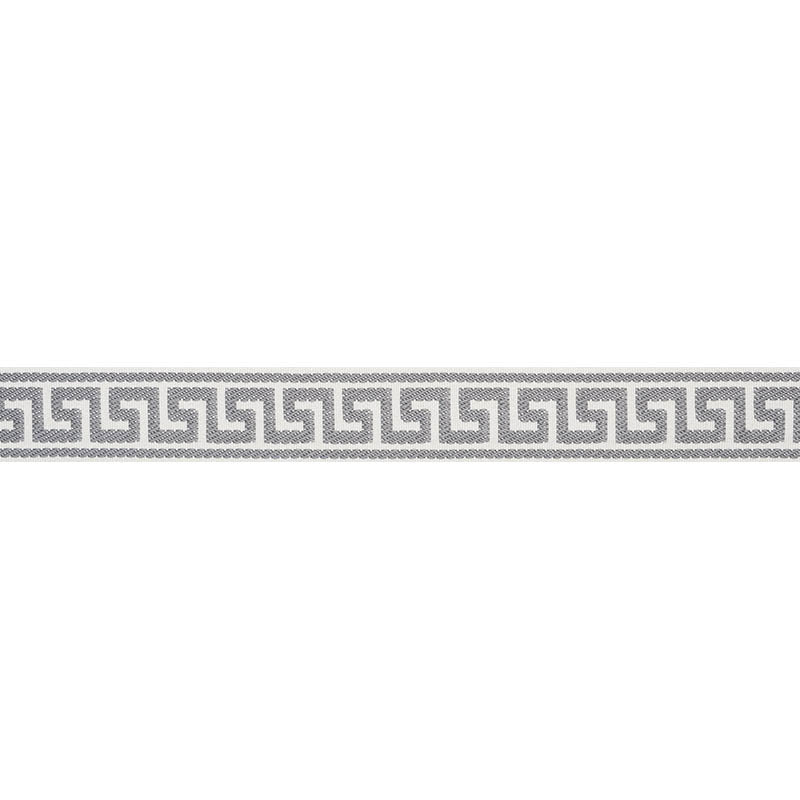 ETIENNE SILK GREEK KEY NARROW | Grey