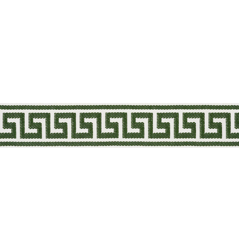 ETIENNE SILK GREEK KEY WIDE | Emerald