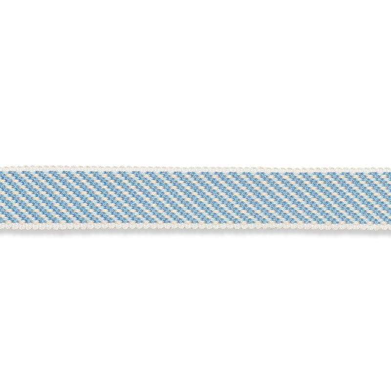 TRECCIA WINSTON IN COTONE STRETTA | CIELO