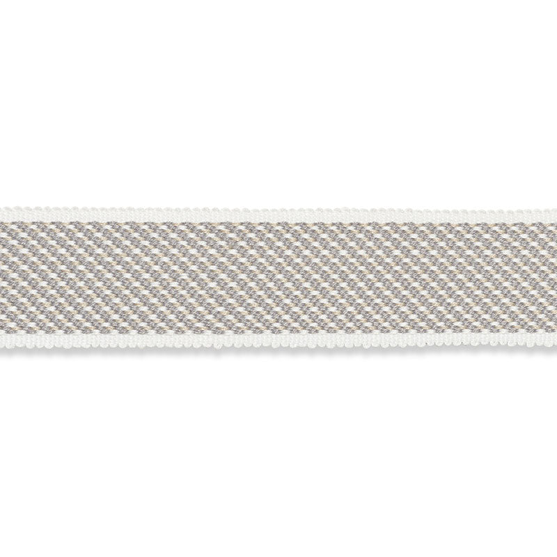 TRECCIA WINSTON IN COTONE MEDIA | CARBONE