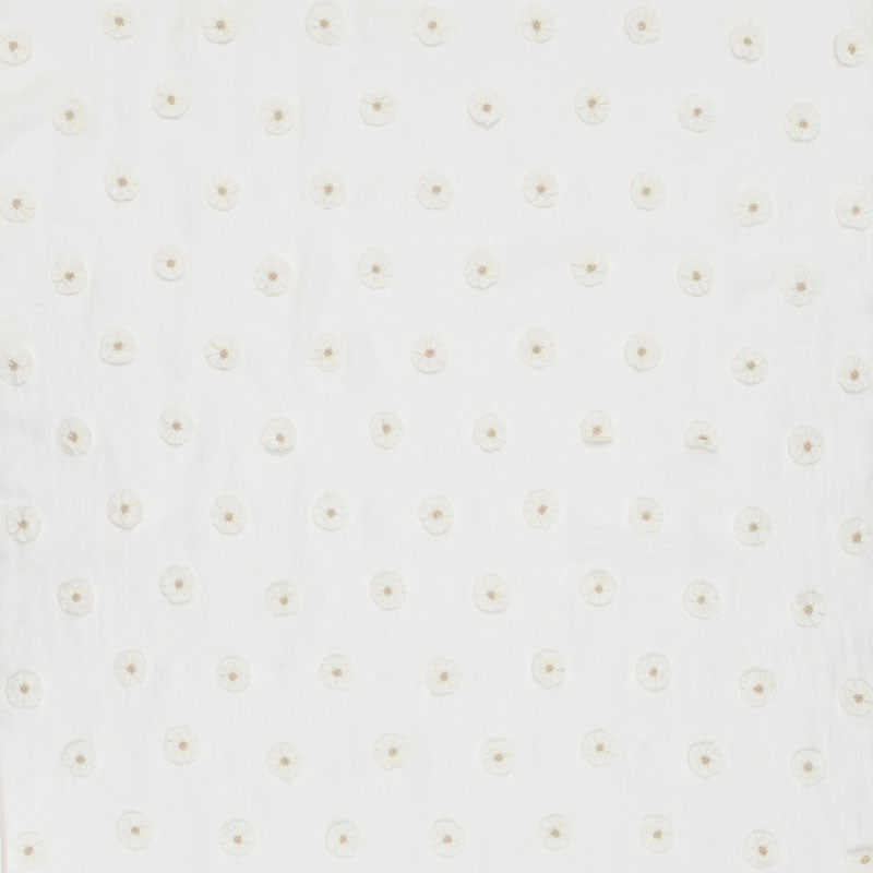 BUTTON FLOWER SHEER | Ivory