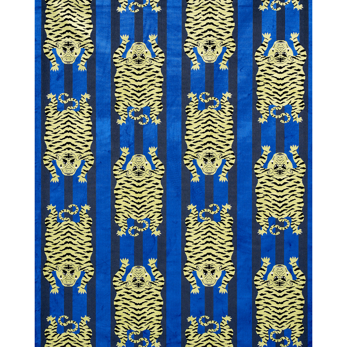 Jokhang Tiger Velvet | Blue
