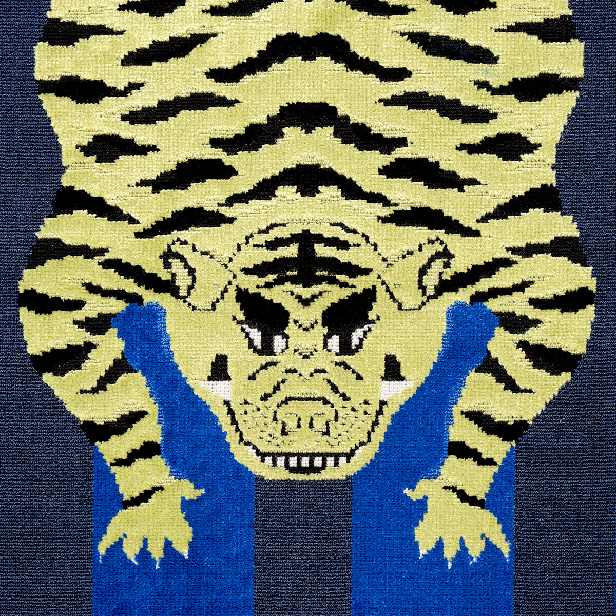 Jokhang Tiger Velvet | Blue