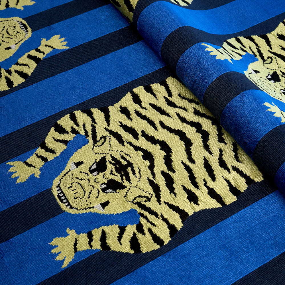 Jokhang Tiger Velvet | Blue