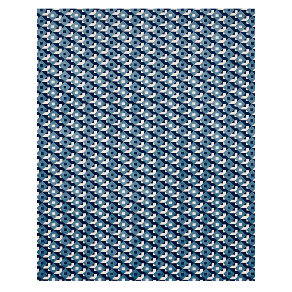 DAZZLE SHIP VELVET | Azure