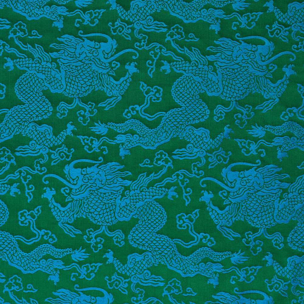 RUAN DRAGON DAMASK | Emerald