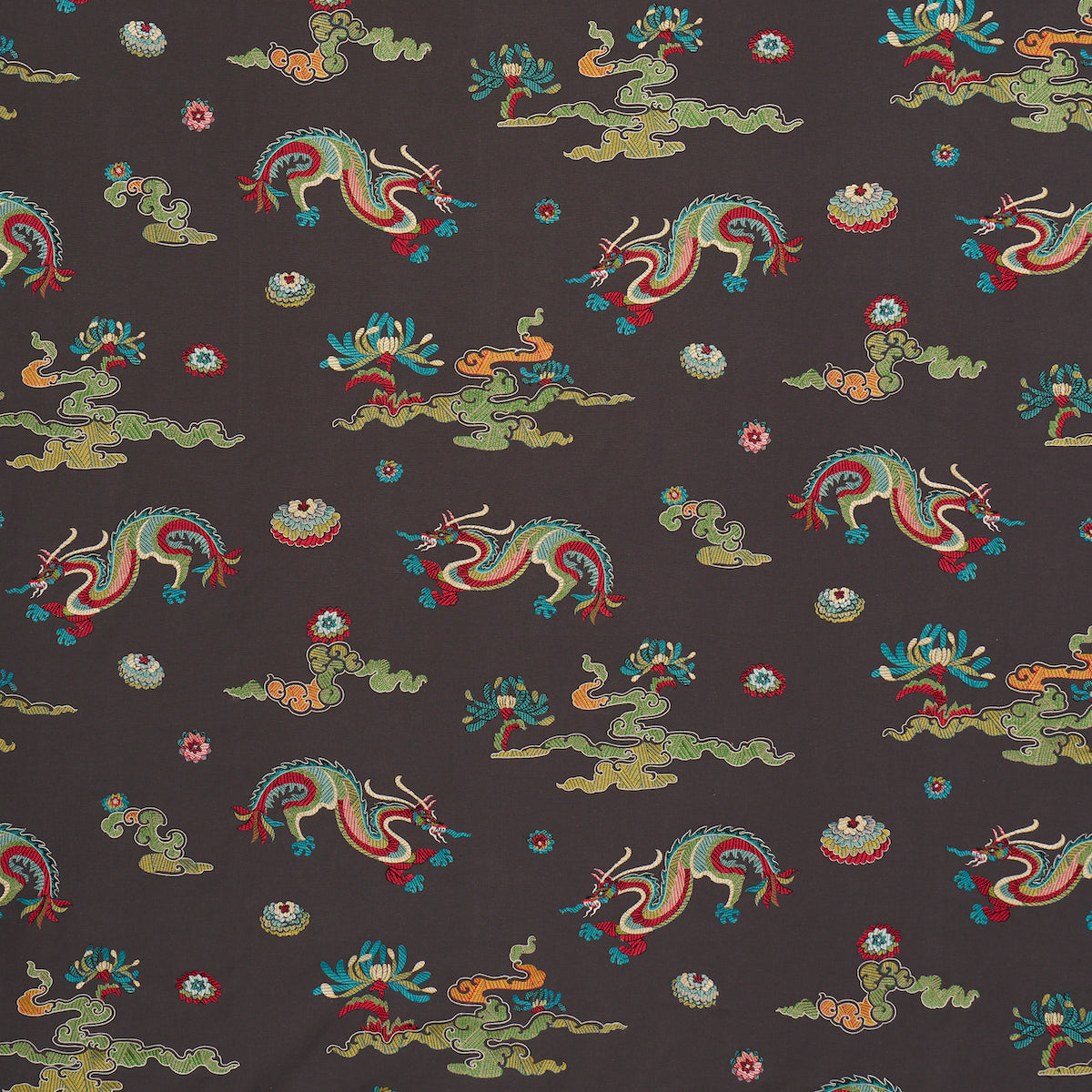Hanlun Dragon Embroidery | Charcoal