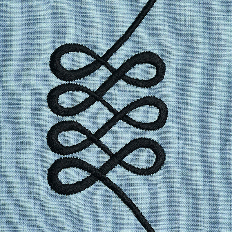 RICAMO NICOLETTE | BLU POLVERO