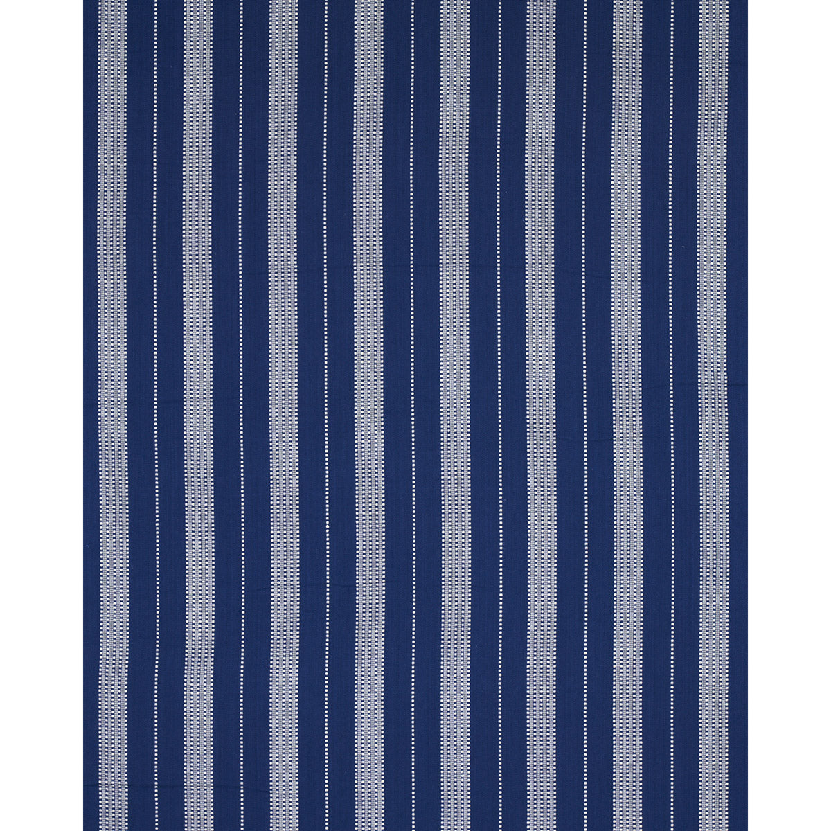 LUBECK STRIPE | Ivory On Blue