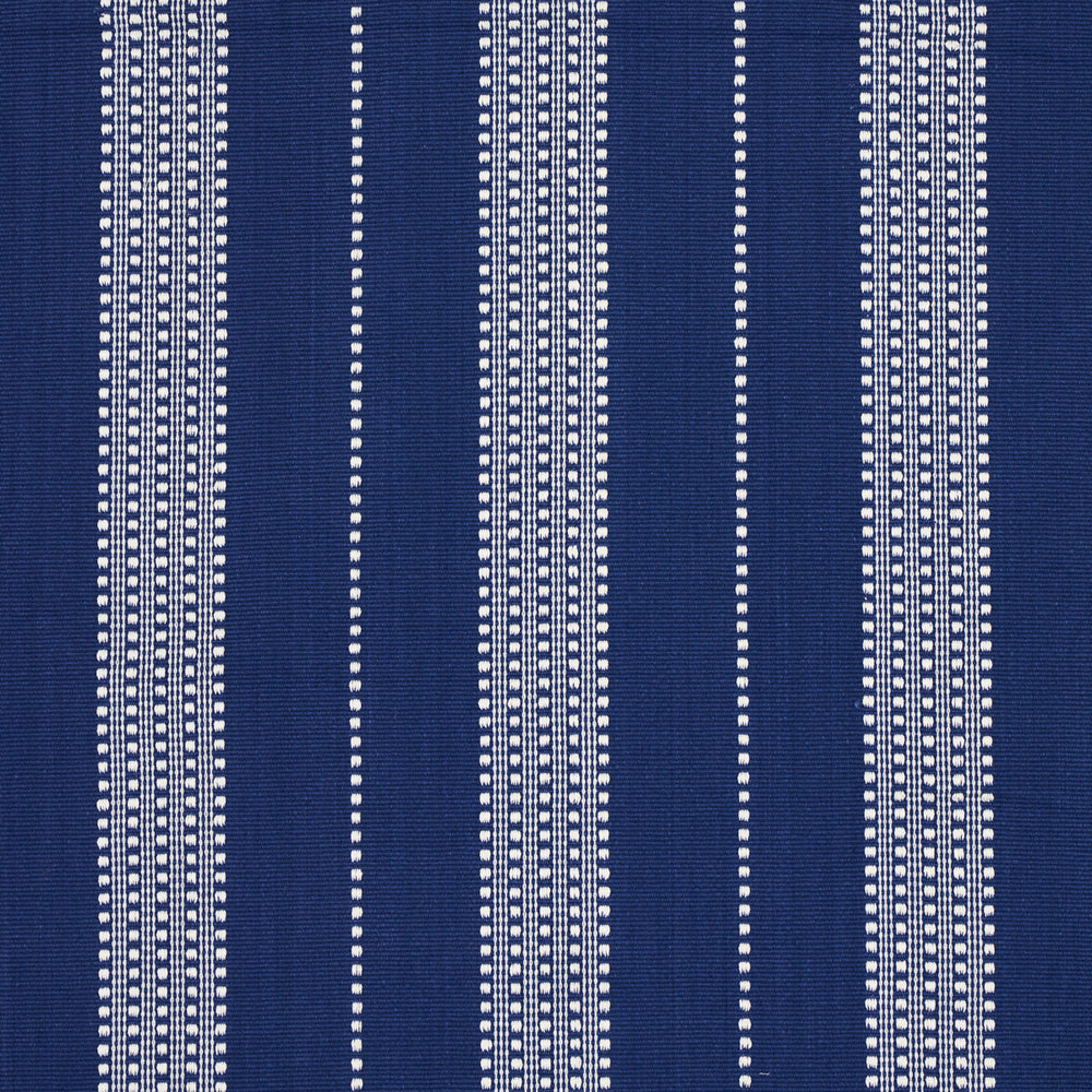 LUBECK STRIPE | Ivory On Blue