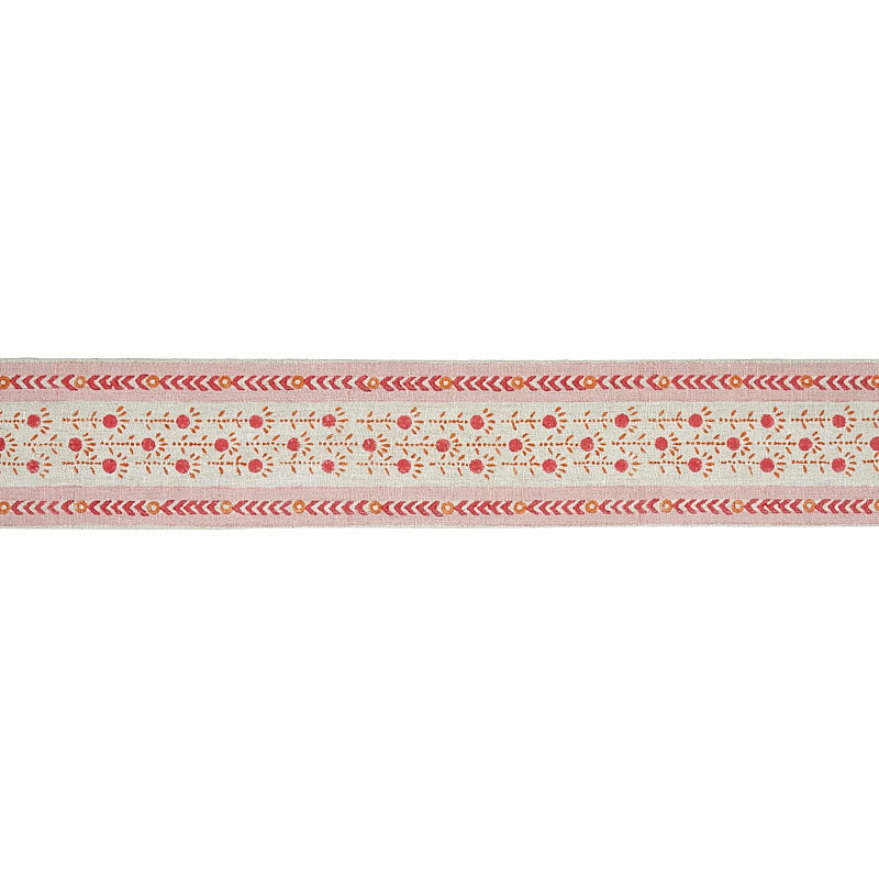 PICA BELLA HAND BLOCKED TAPE | Pink & Orange