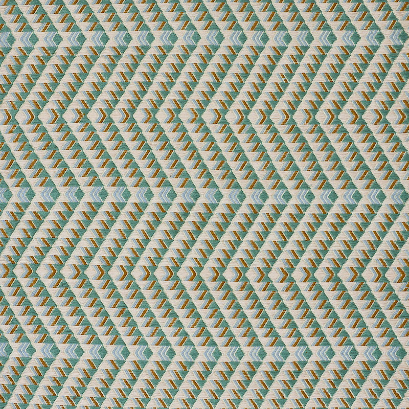AMATES HAND WOVEN BROCADE | Duck Egg