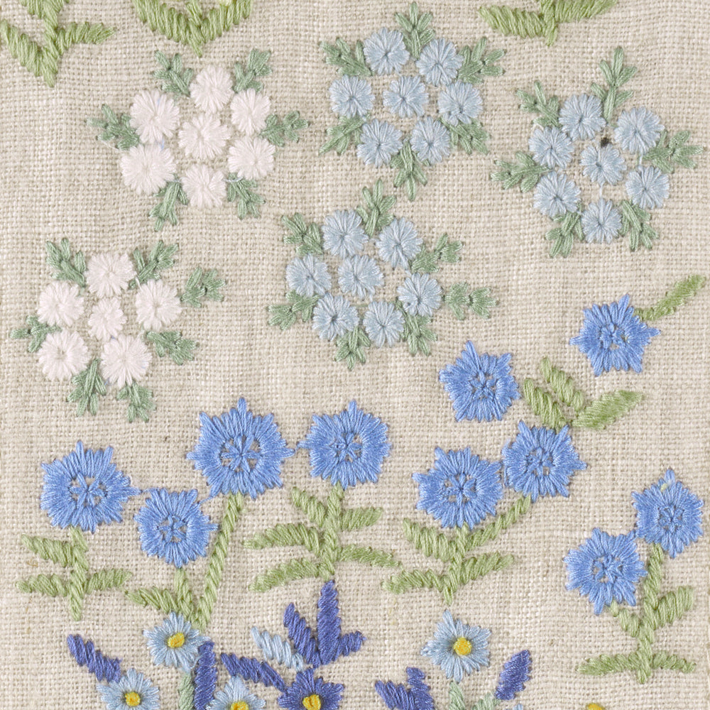 LULA EMBROIDERED TAPE | Blue