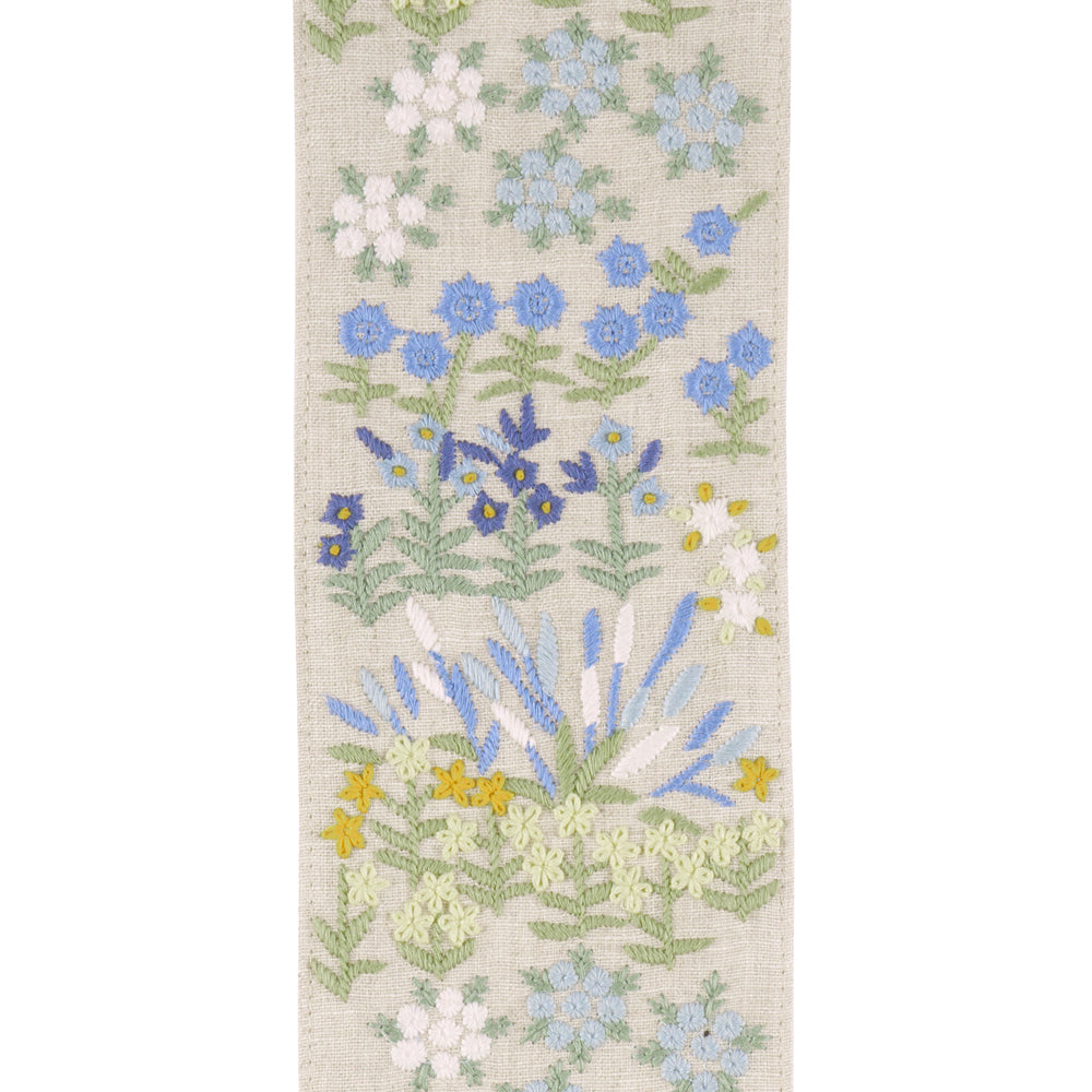 LULA EMBROIDERED TAPE | Blue