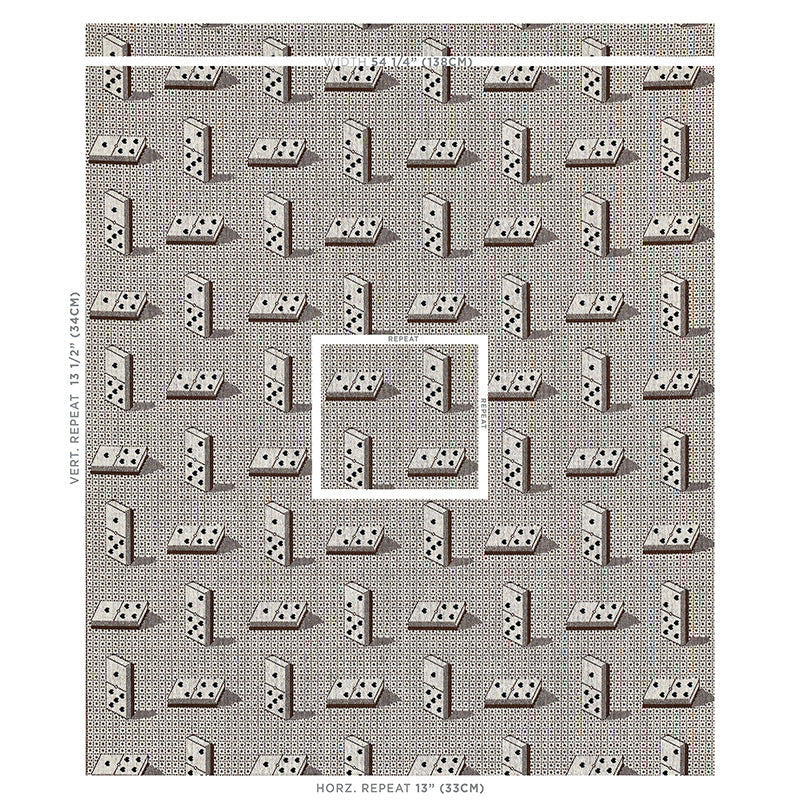 DOMINO EPINGLÉ | MARRONE