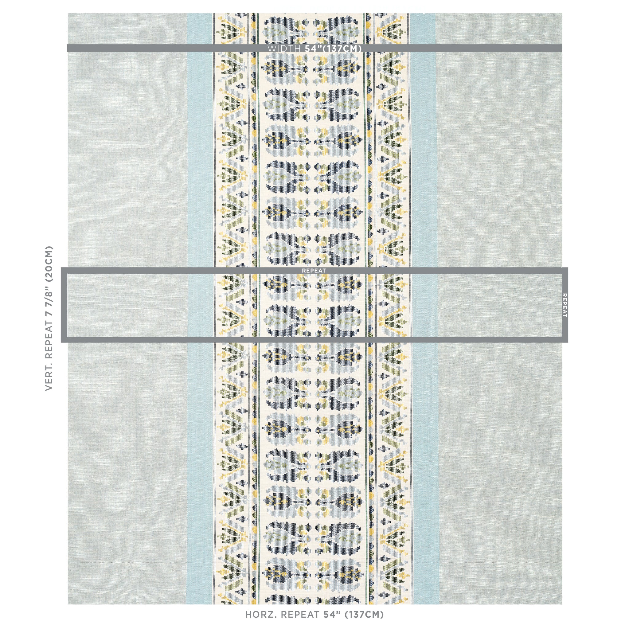 SANDOR STRIPE EMBROIDERY | Chambray
