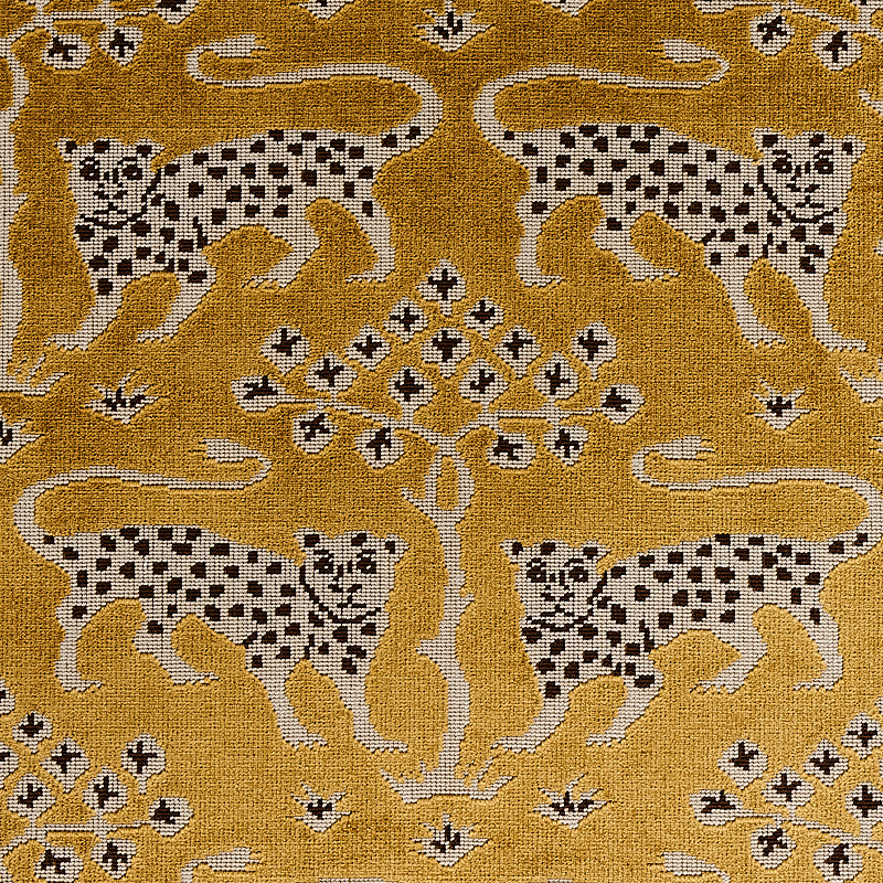 VELLUTO LEOPARDATO DEL BOSCO | ORO