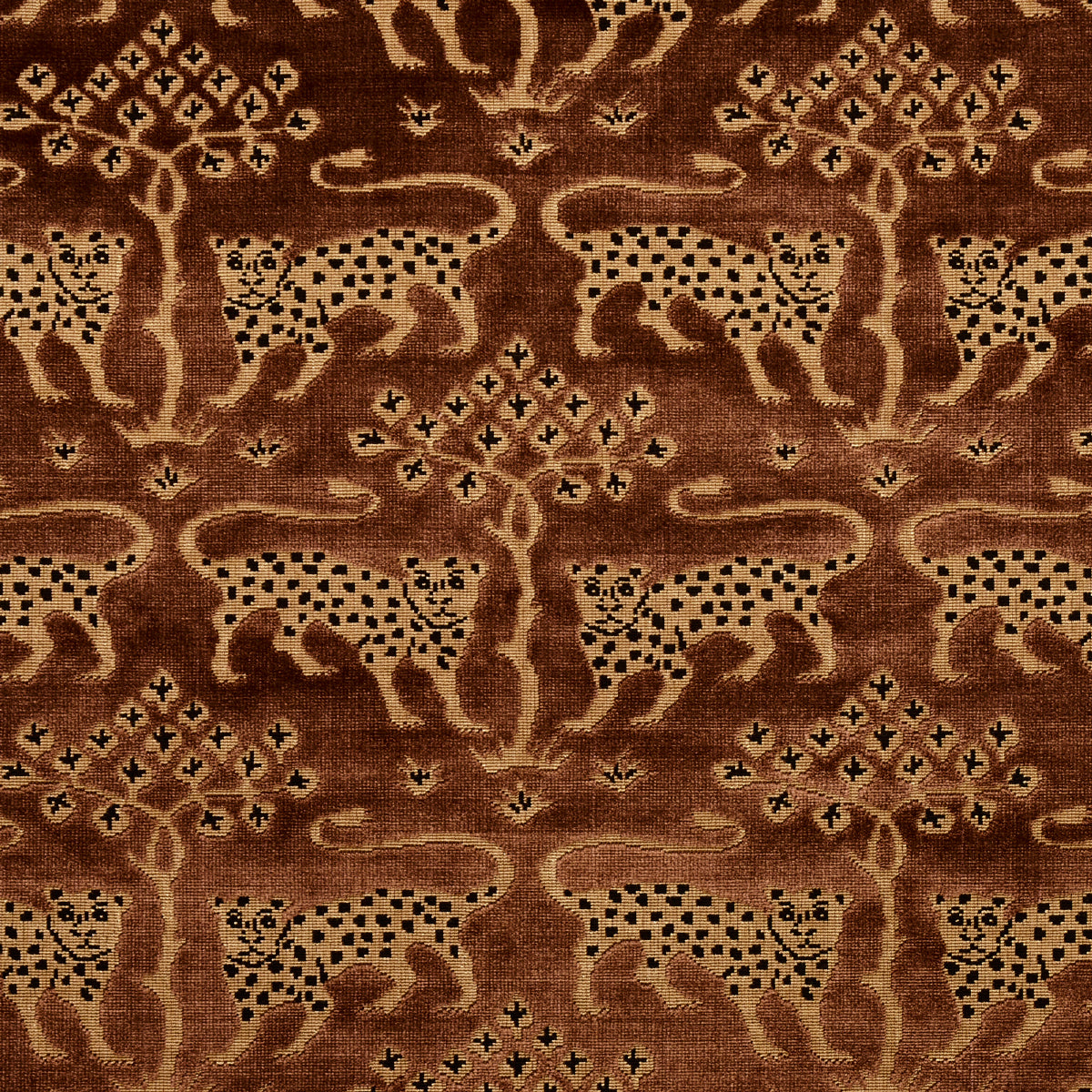 VELLUTO LEOPARDATO DEL BOSCO | SEPPIA